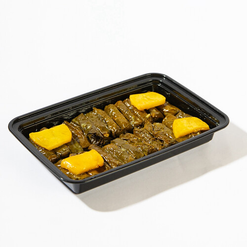 grape leaves with lemon