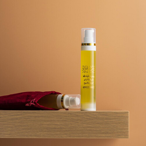 زيت منار للشعر الاسود والبني الغامج والفاتح والكستنائي والشيب سواء مصبوغ او غير مصبوغ