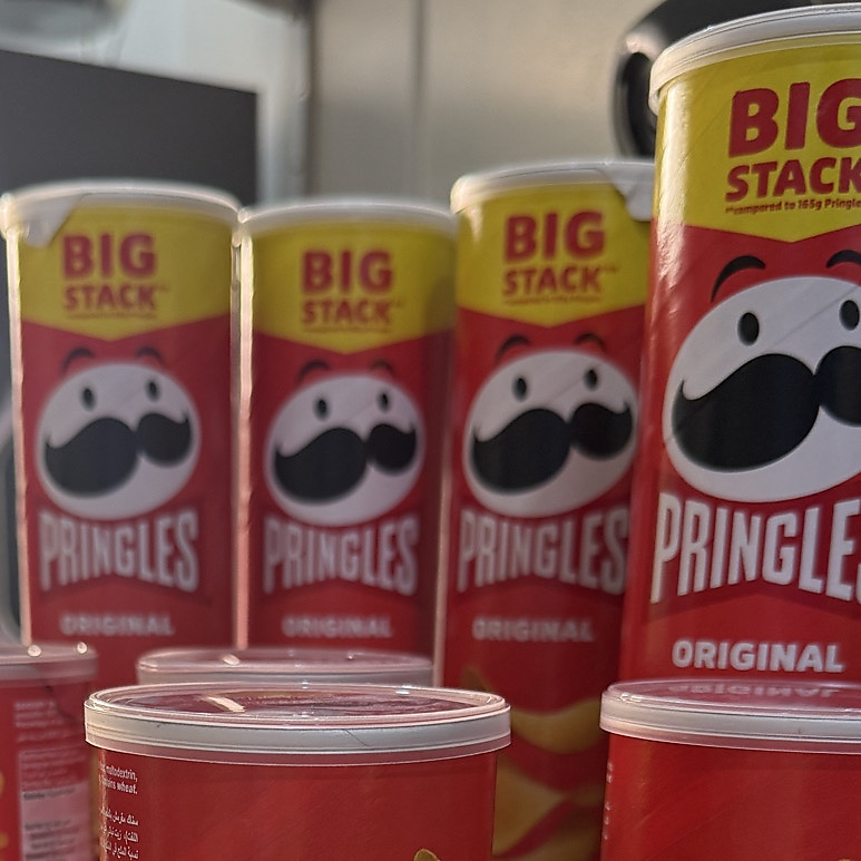 big chips with chocolate