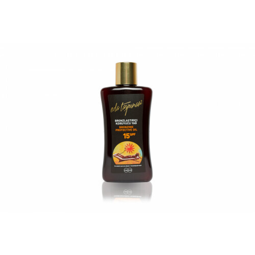زيت التسمير مع حماية - SPF 15 (200 مل)