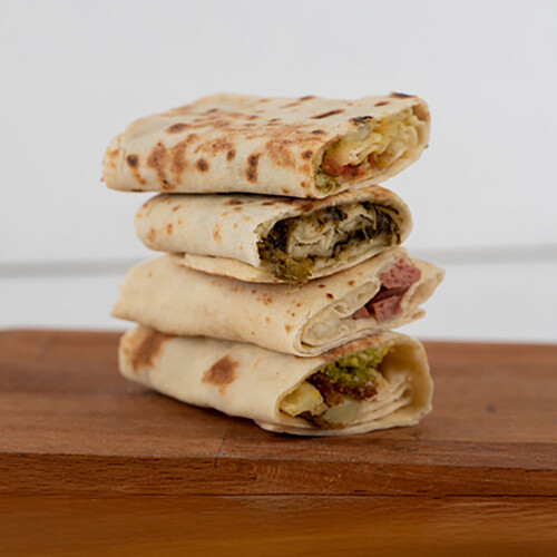 Cheddar cheese saj