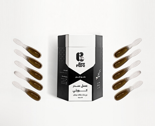 Sidr Honey Spoons with Royal Jelly and Propolis