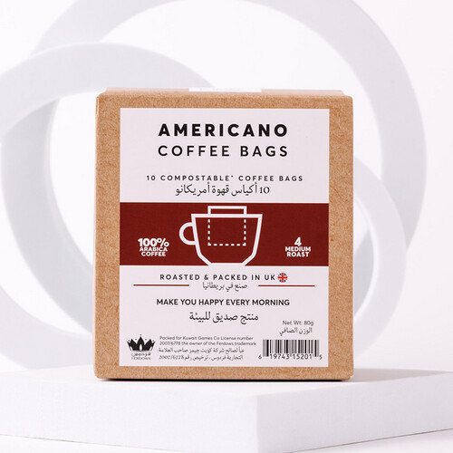 اكياس قهوة امريكانو ميديوم