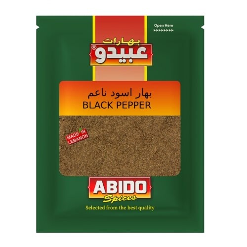 فلفل أسود ناعم  عبيدو - 50جرام