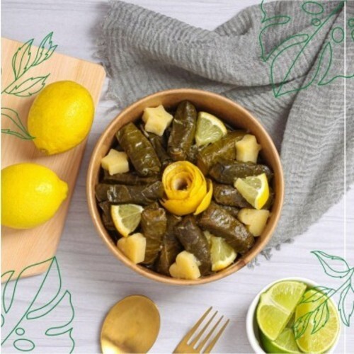 ورق عنب كبير بالليمون