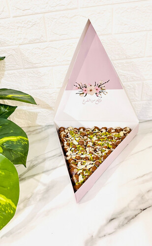 Dates with nuts, caramel and tahini