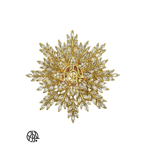 Orchid Brooch