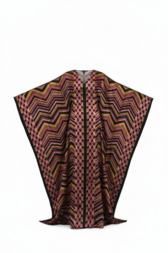 شيفون مخمل مع حزام داخلي