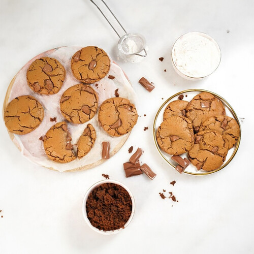 Milk Chocolate chunk cookies
