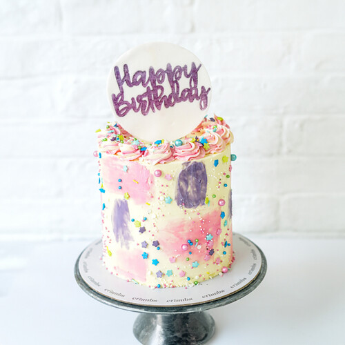 Color Me Purple Cake