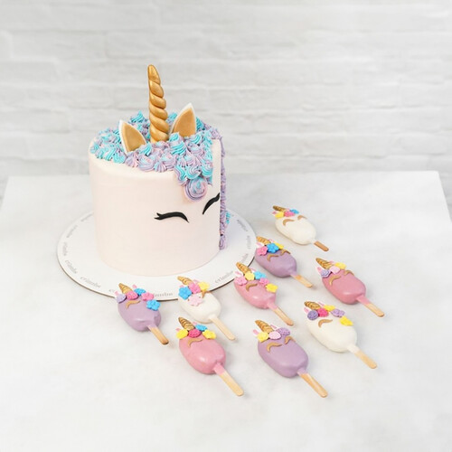 Unicorn Cake & cakesickles