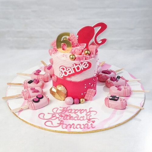Barbie Cake & Cakesickles