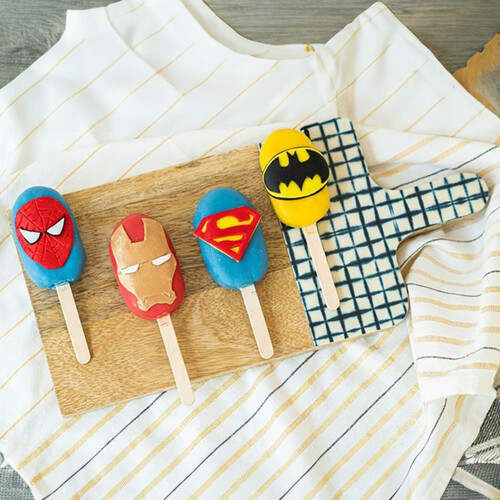Super Hero Cakesickles