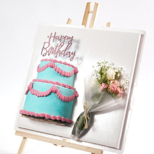 Work of Art with Flowers