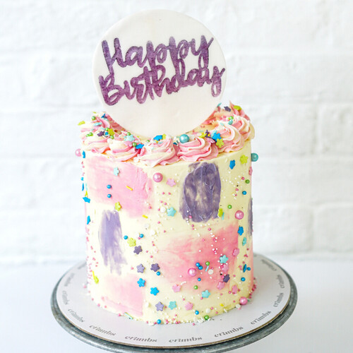 Color Me Purple Cake.