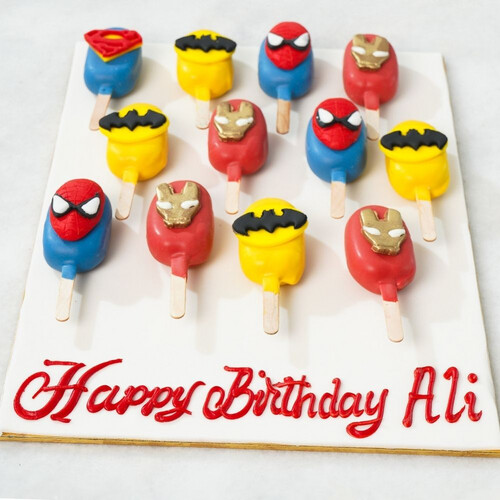 Super Hero Cakesicles 2