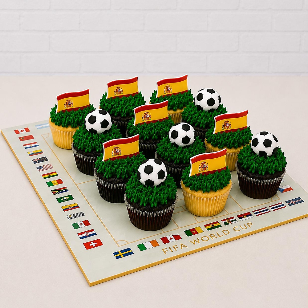Spain Cupcakes