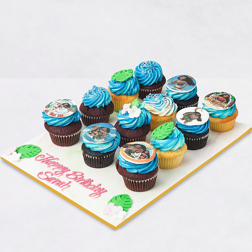 Moana Cupcakes