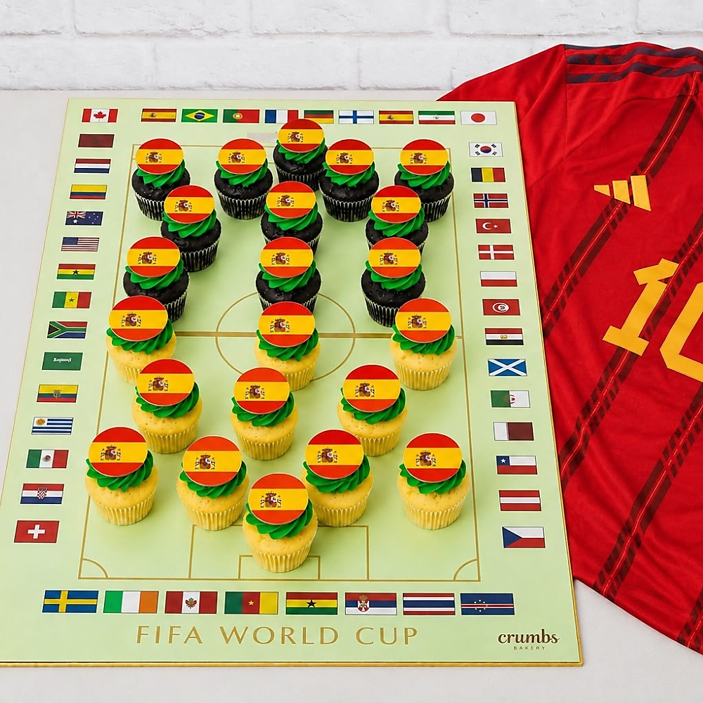 Spain Mini Cupcakes
