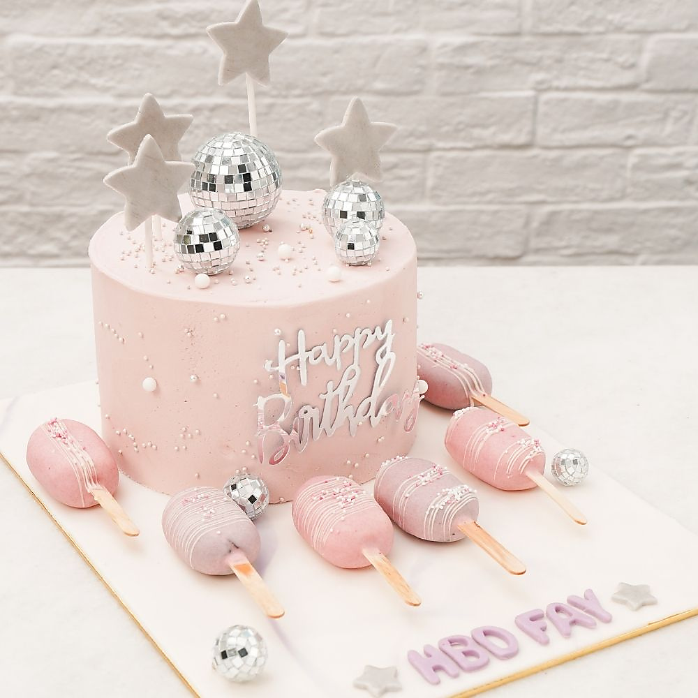 Pink Disco Birthday Set