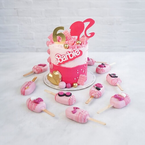 Barbie Cake & Cakesickles