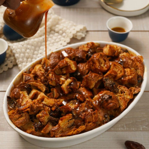 Arabic Coffee Bread Pudding