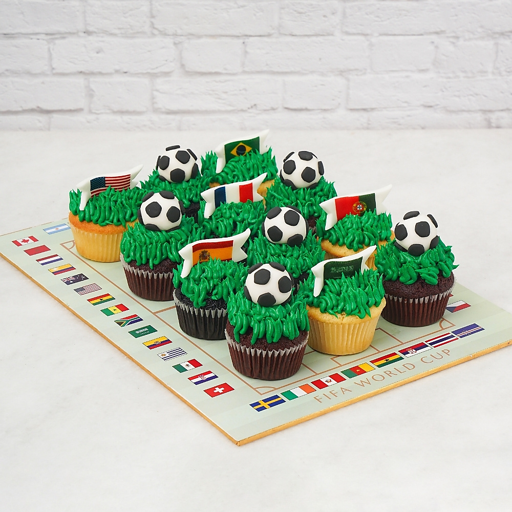 World Cup Cupcakes