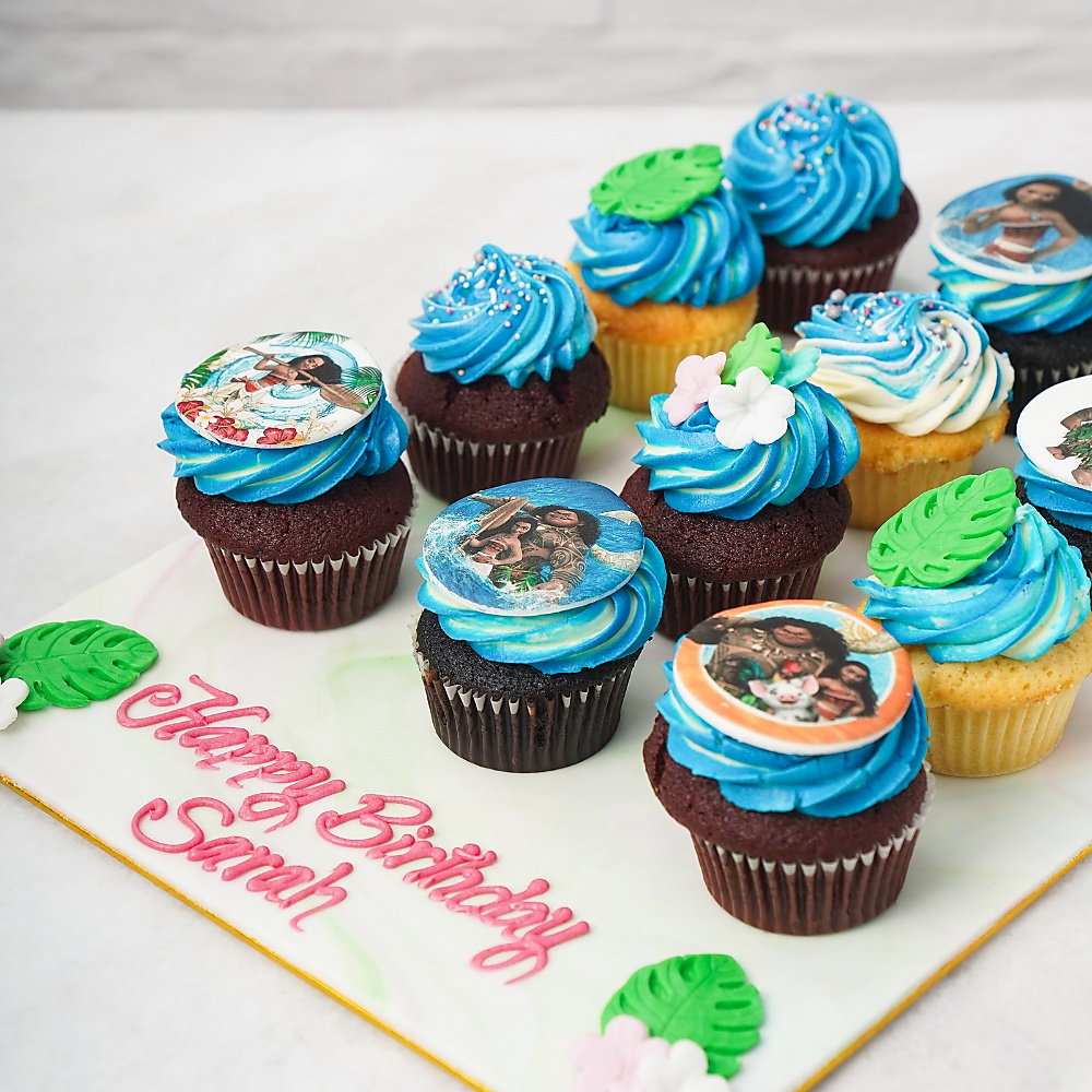 Moana Cupcakes