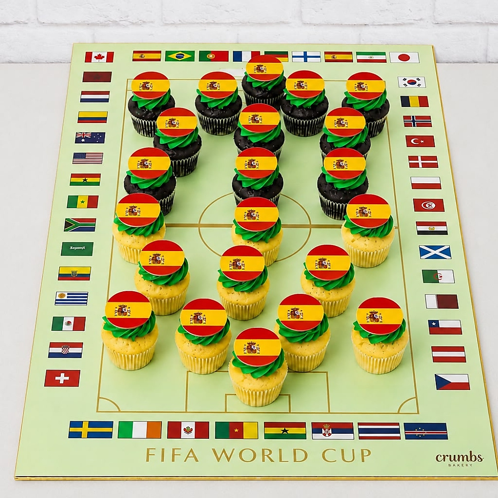 Spain Mini Cupcakes