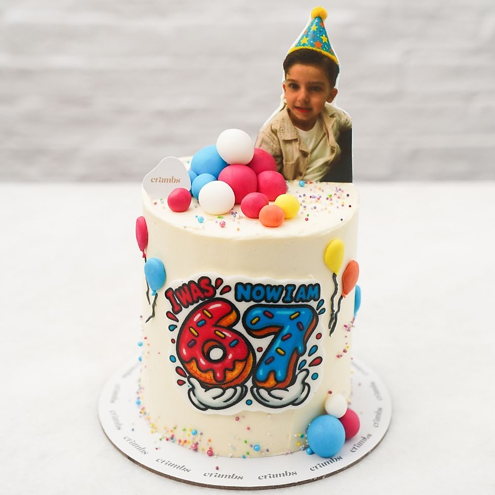 Six Seven Birthday Cake