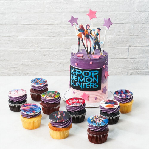 Demon Hunter Cake & Cupcakes