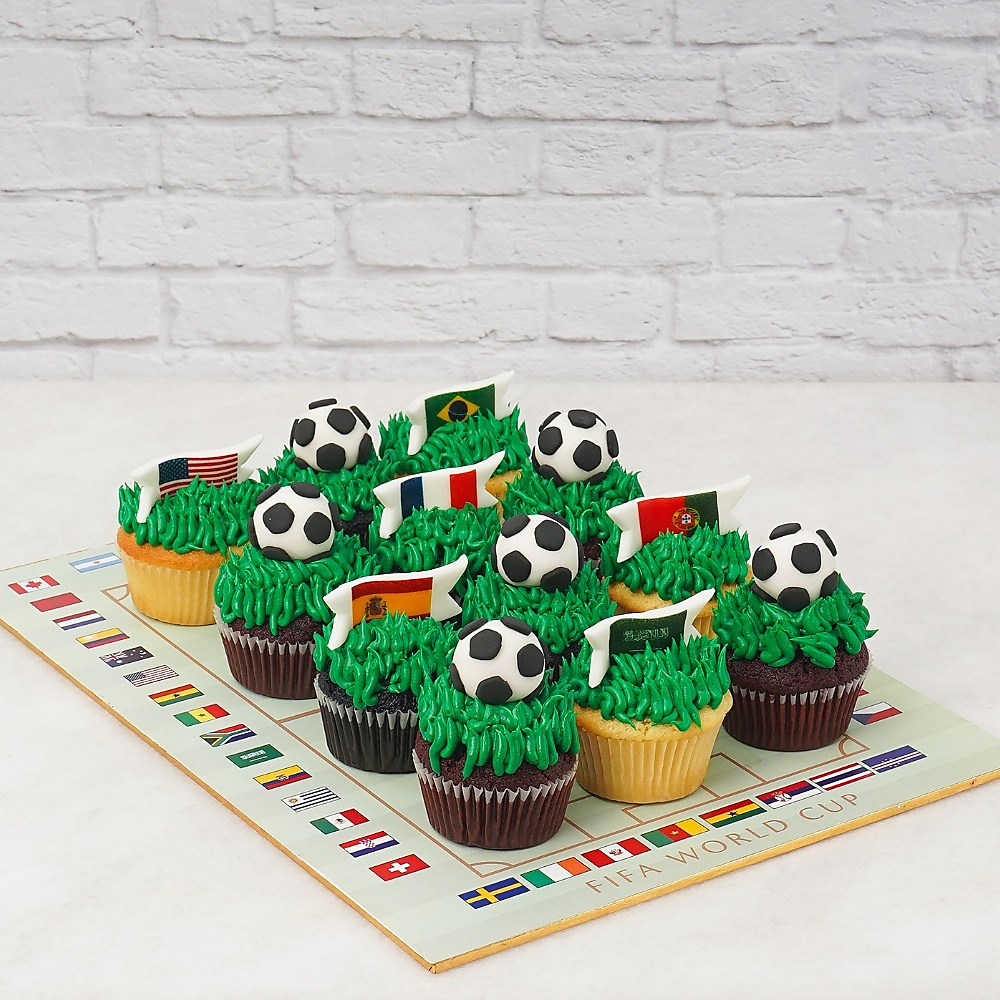World Cup Cupcakes