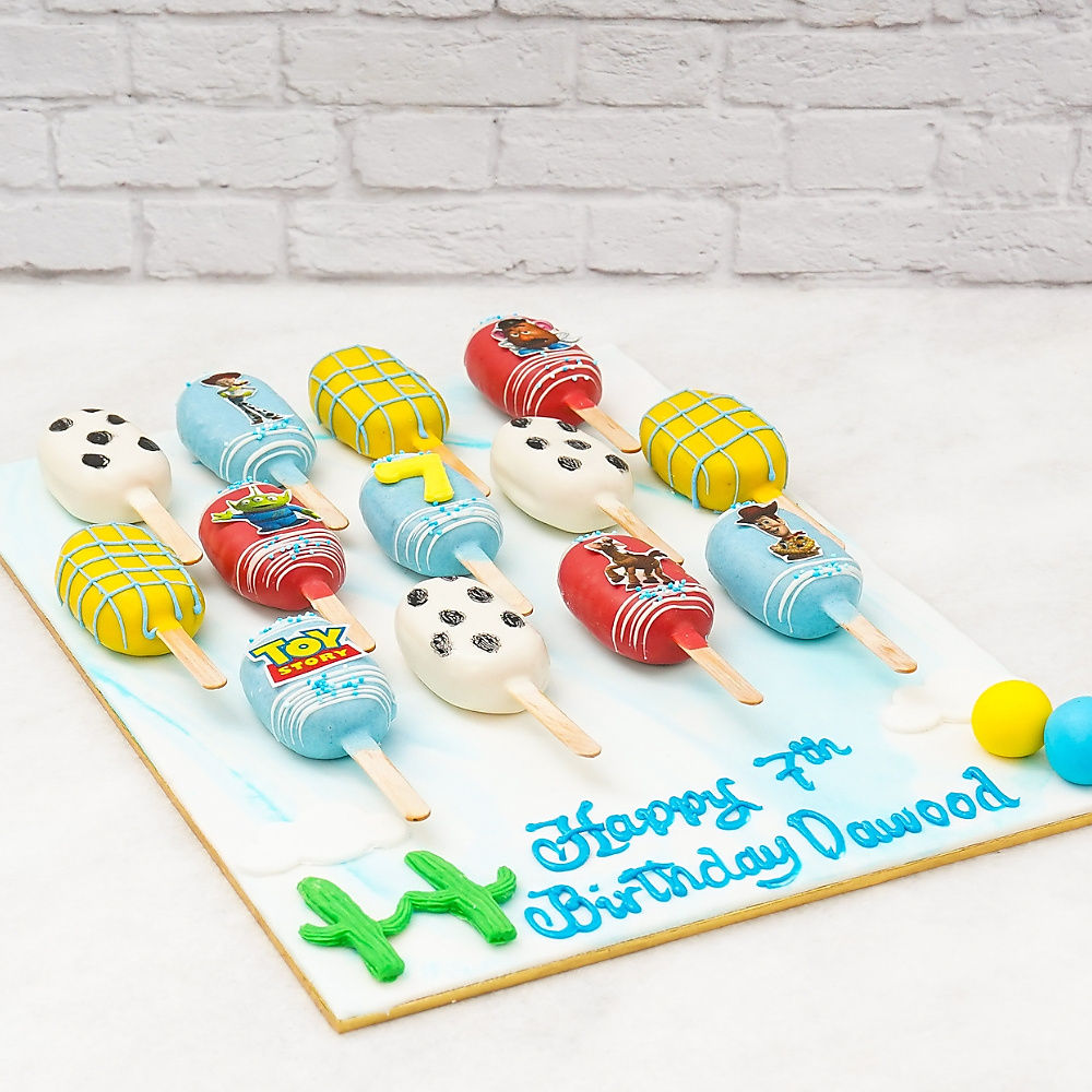 Toy Story Cake & Cakesickles