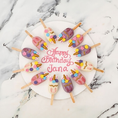 Unicorn Cakesickles 2