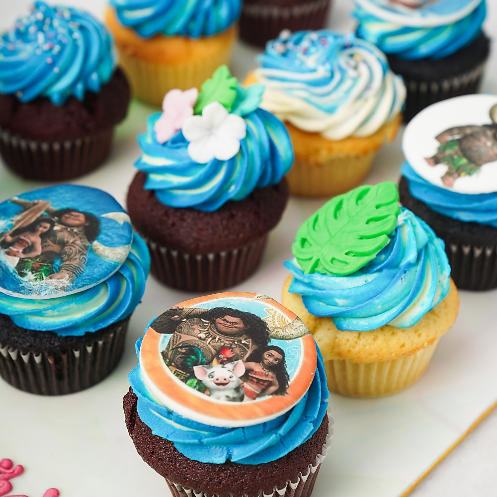 Moana Cupcakes
