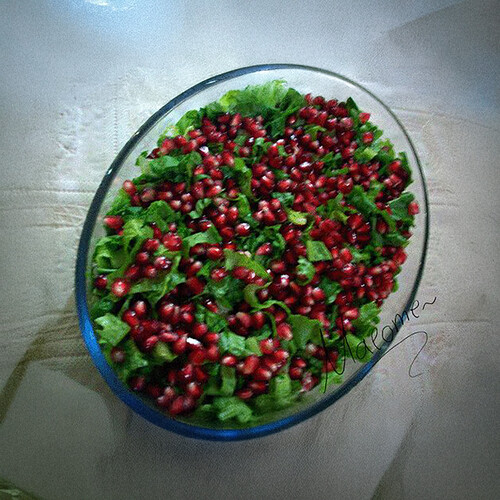 Arugula Pomegranate Salad