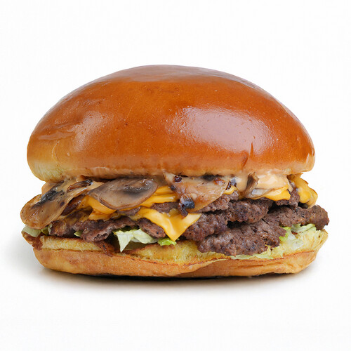 Beef Burger with Mushroom