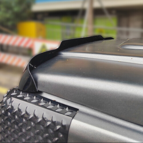 باقة حماية الهود بلاستيك لون اسود للجمني ٤ ابواب فقط