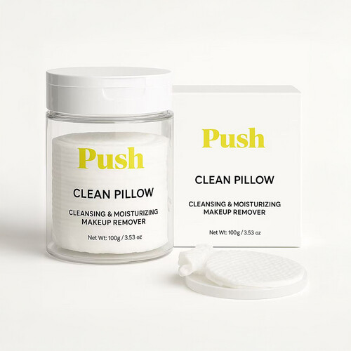 Push Clean Pillow makeup remover pads