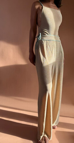 GOLD GLOW BEACH PANTS