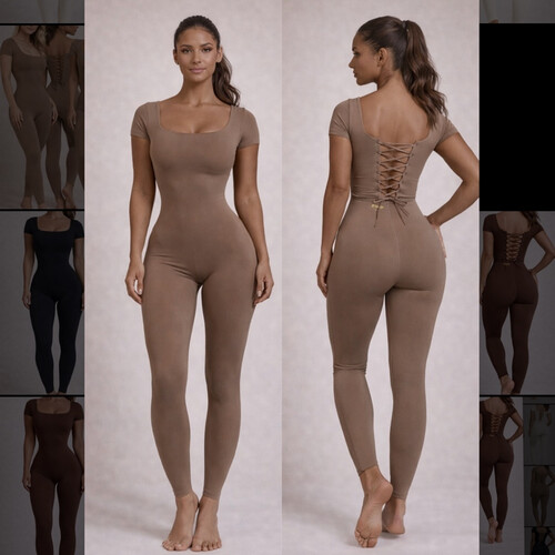 push jumpsuit nude