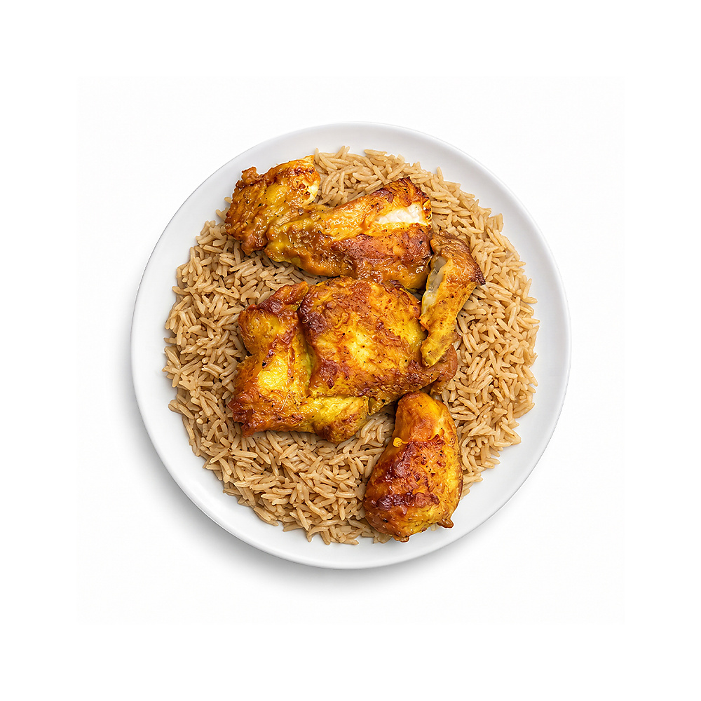 fish with rice