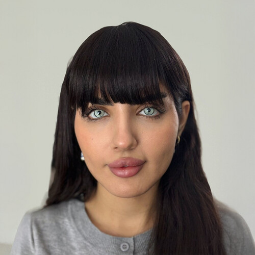 غرة فرونت بانجز سوداء