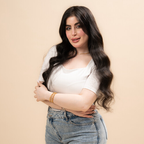 نصف باروكة عهود الافضل مبيعاً + المنتج الاصلي CHIC BOOM مشط