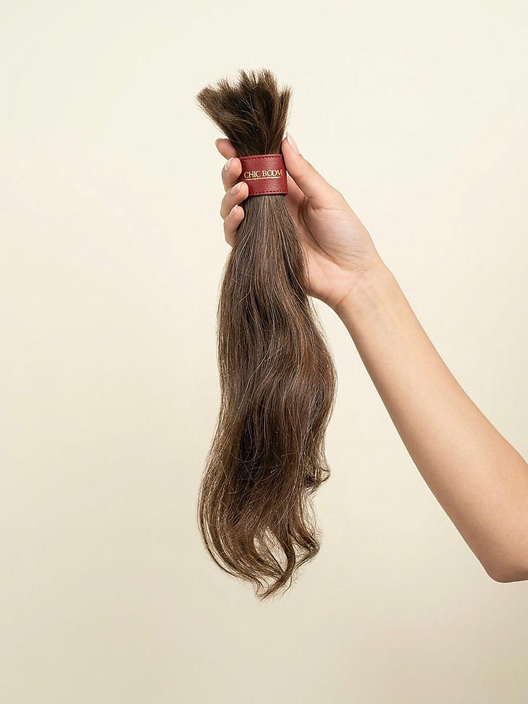 Double Luxe Soft Hair Block with a Slight Wave, 45 cm, 43 g
