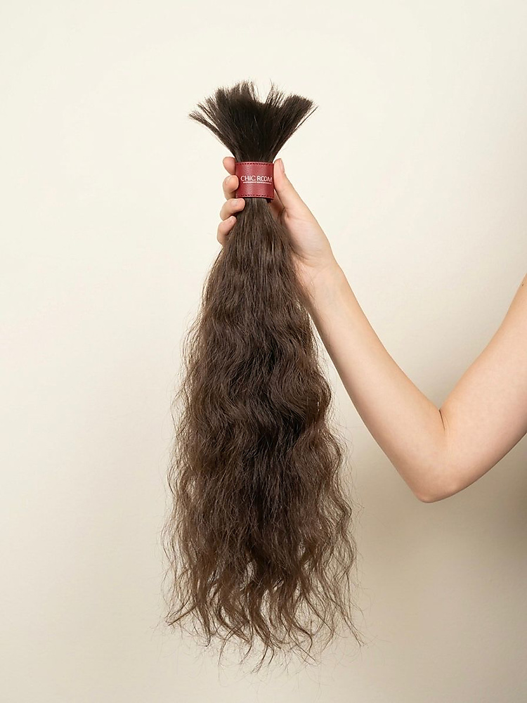 Double Luxe Wavy Hair Block, 55 cm, 162 g