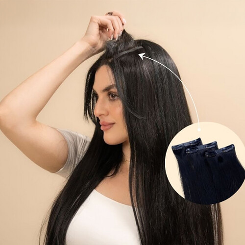 ‏ إكستنشن كلبسات تي طويل