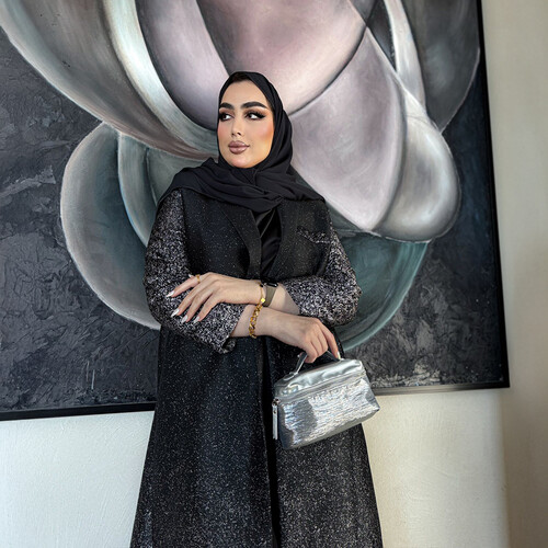 بليزر اسود بدرجات الرمادي