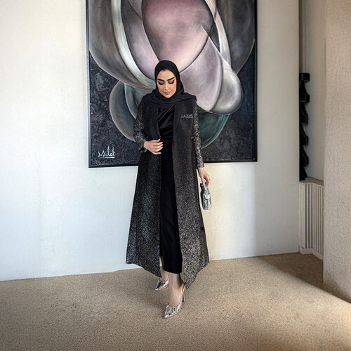 بليزر اسود بدرجات الرمادي