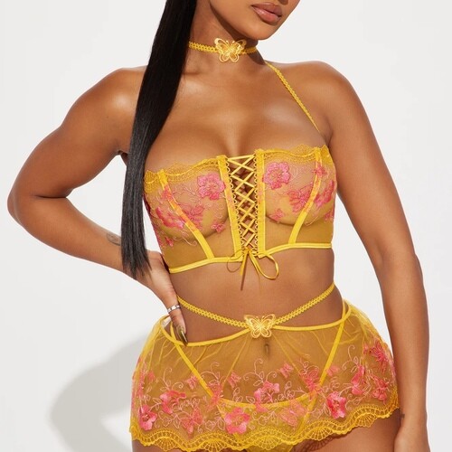 butterfly fantasy choker 3 piece